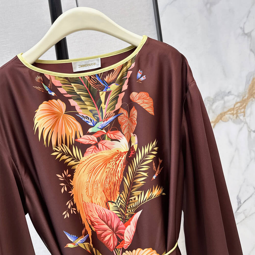 ZIMMERMANN WOMEN SILK DRESS(size:S|M|L)