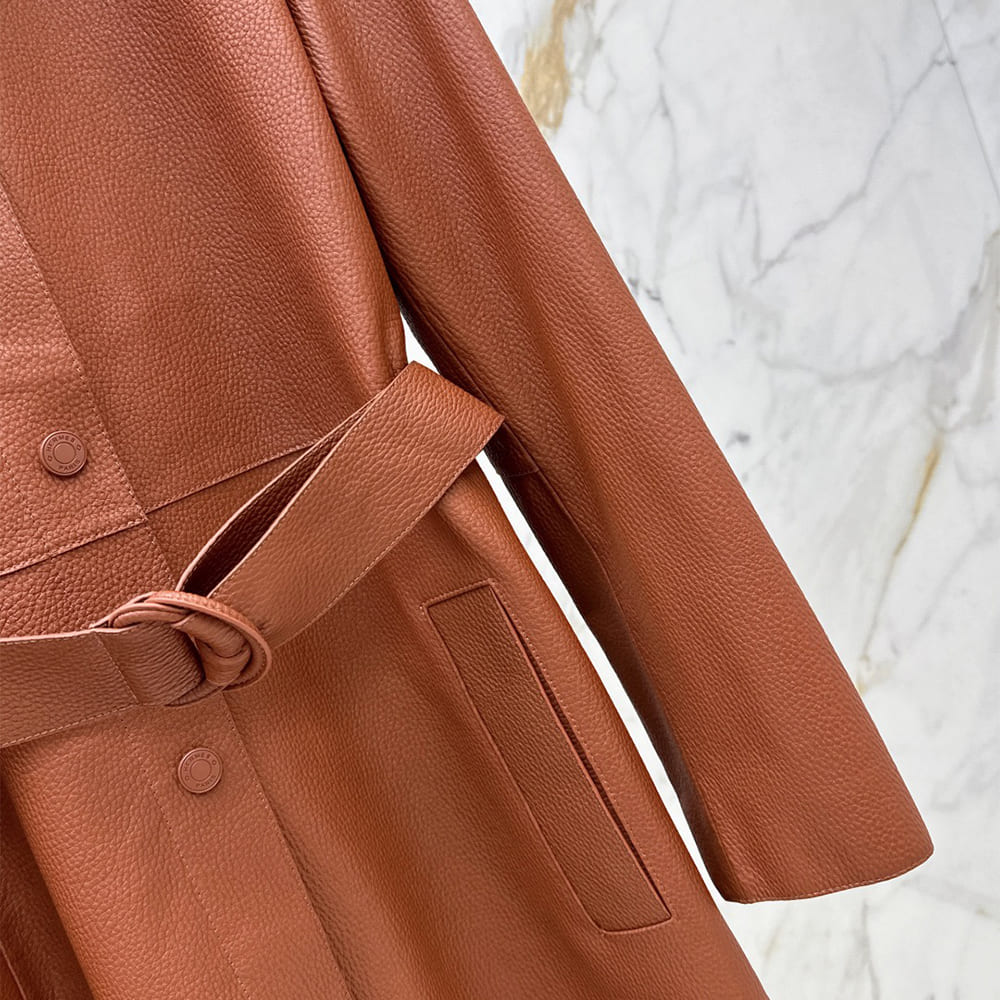 H**me5 WOMEN Genuine Leather COAT(size:S|M|L)