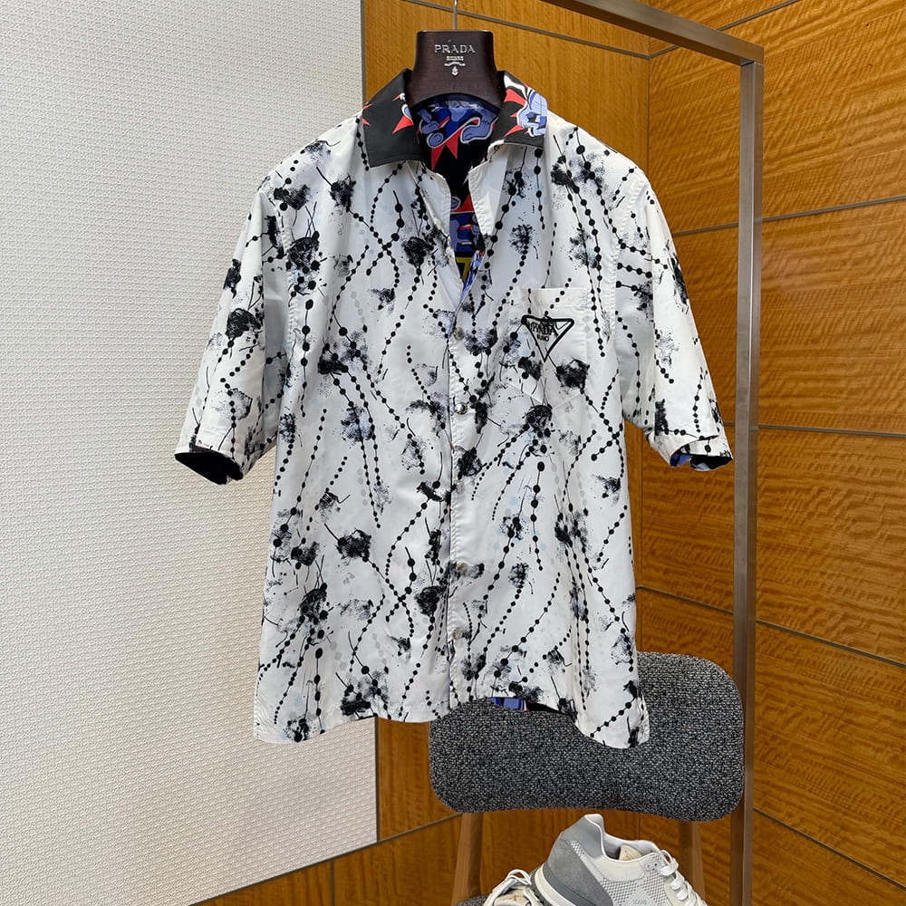 Pra*a UNISEX REVERSIBLE SHIRT(size:S|M|L|XL)