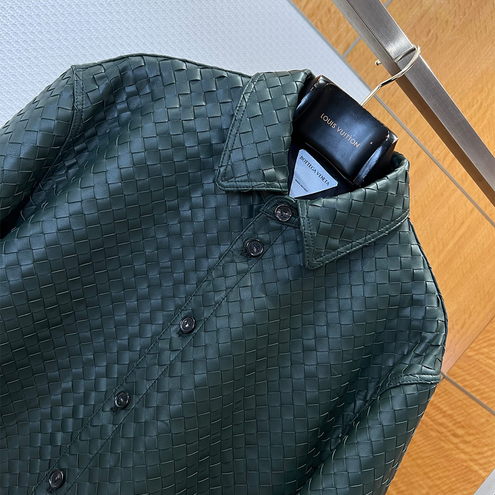 B0tt*ga Ven*ta UNISEX Genuine Leather COAT(size:48|50|52|54|56)