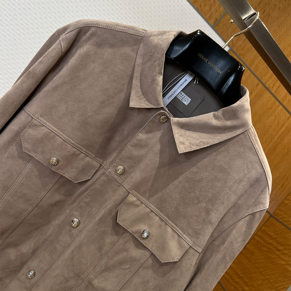 Brunello Cucinelli UNISEX Genuine Leather COAT(size:S|M|L|XL)