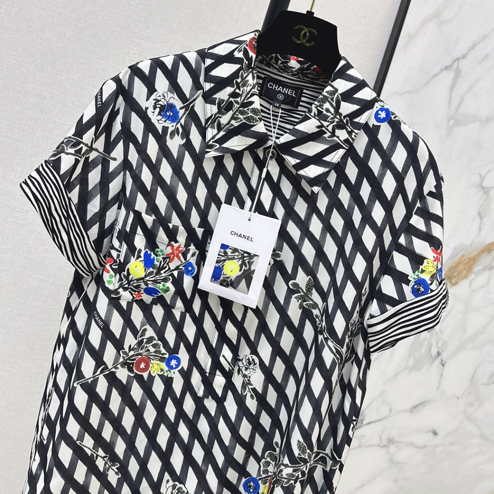 Ch**el WOMEN SILK SHIRT(size:S|M|L)