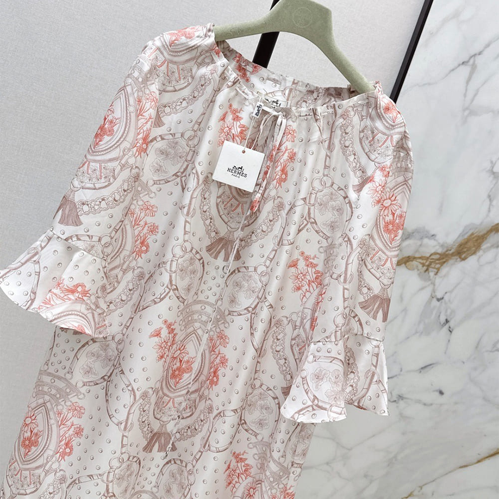 H**me5 WOMEN SILK DRESS(size:S|M|L|XL)