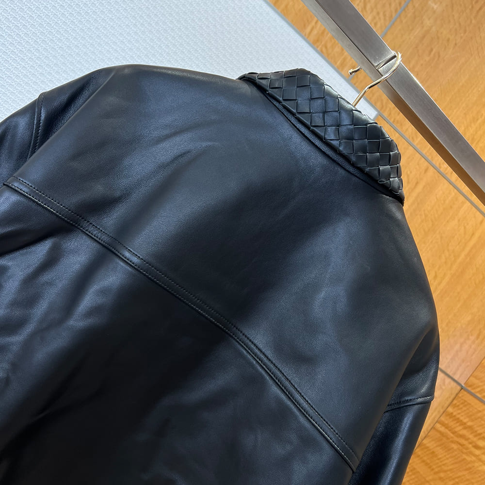 B0tt*ga Ven*ta UNISEX Genuine Leather COAT(size:48|50|52|54|56)