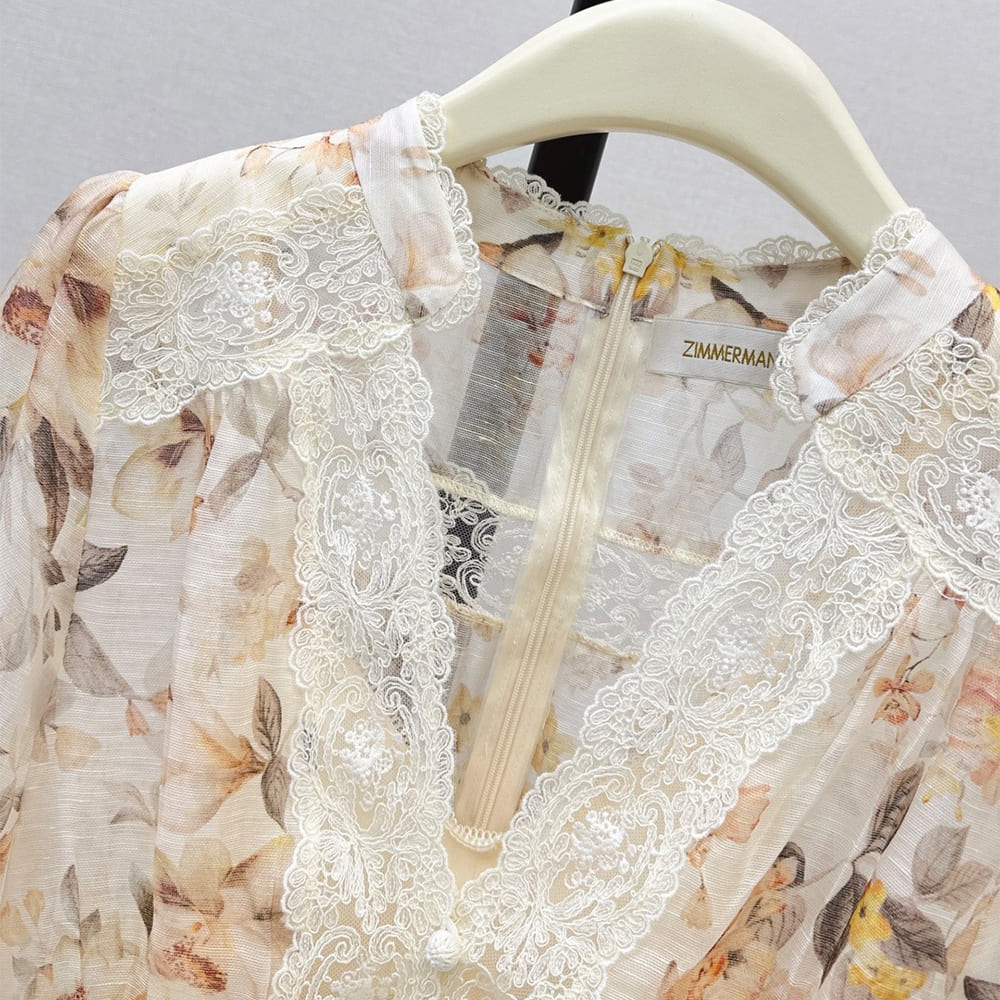ZIMMERMANN WOMEN SILK DRESS(size:S|M|L|XL)
