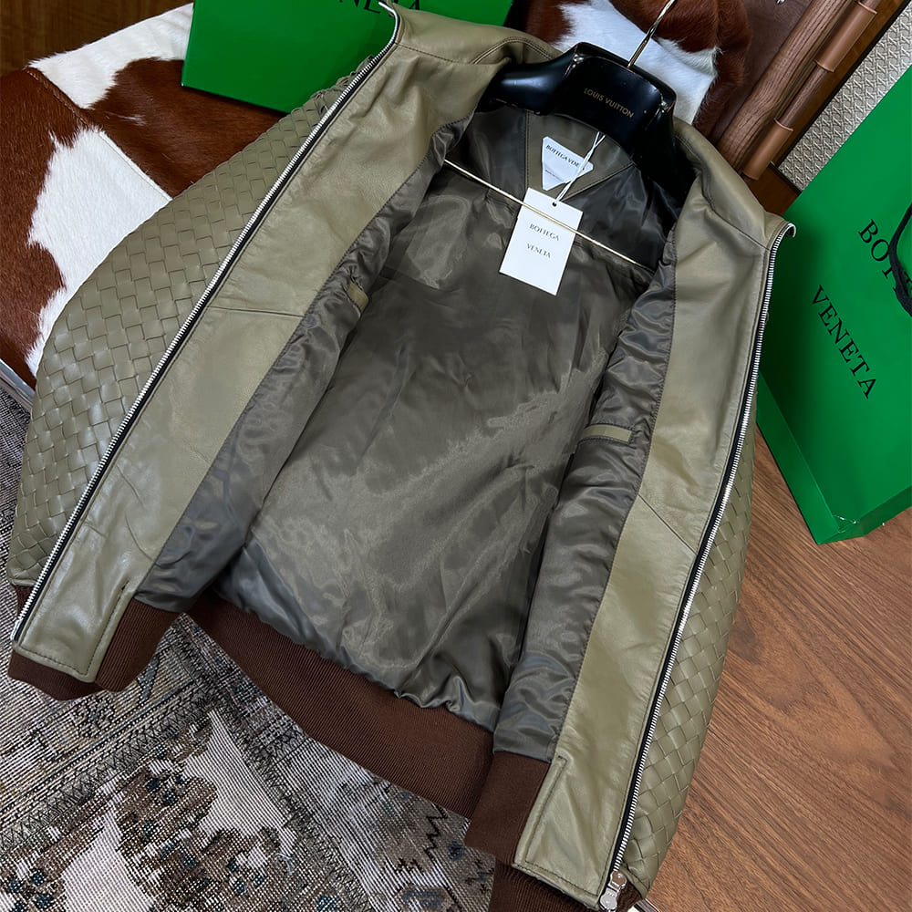 B0tt*ga Ven*ta UNISEX Genuine Leather COAT(size:48|50|52|54|56)