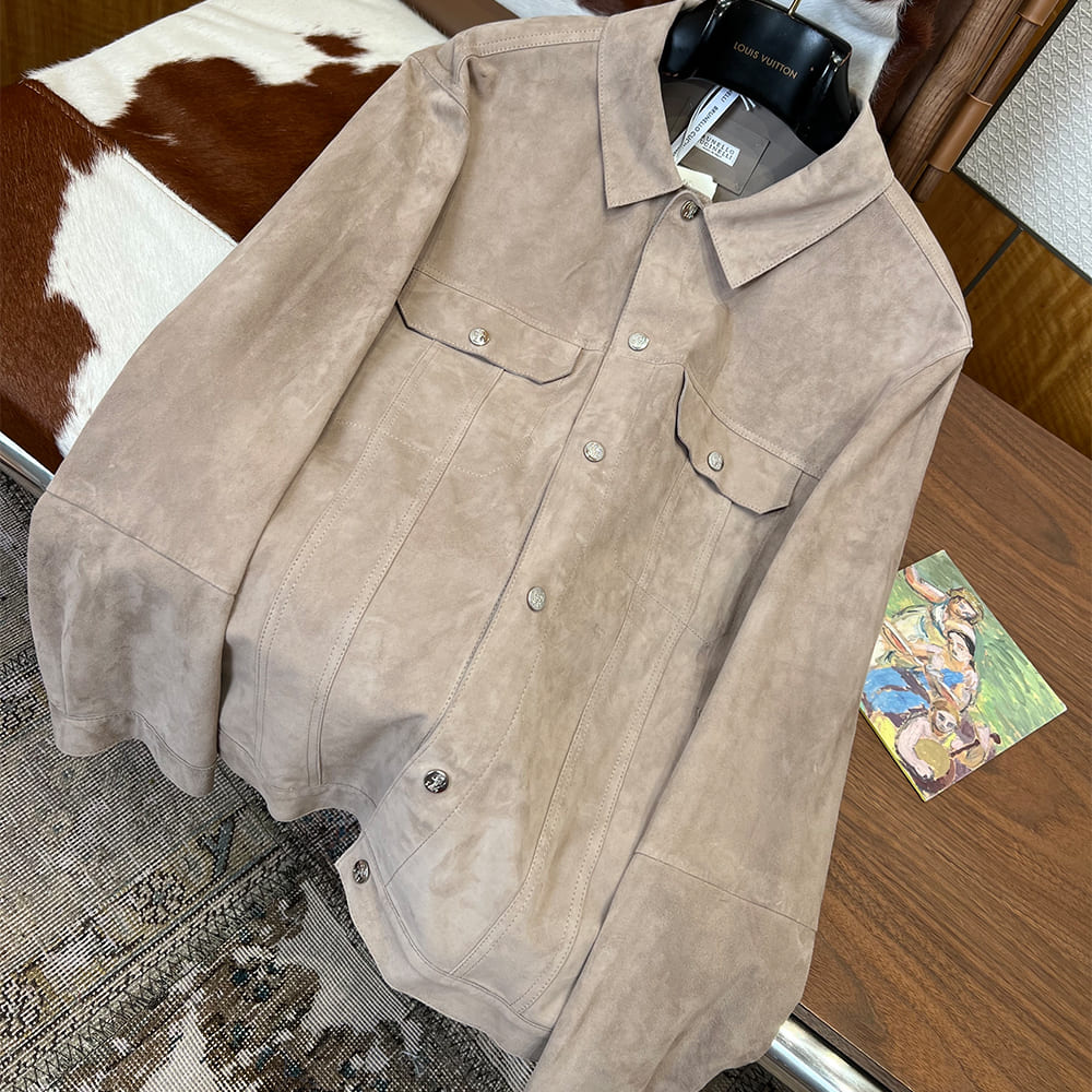 Brunello Cucinelli UNISEX Genuine Leather COAT(size:S|M|L|XL)