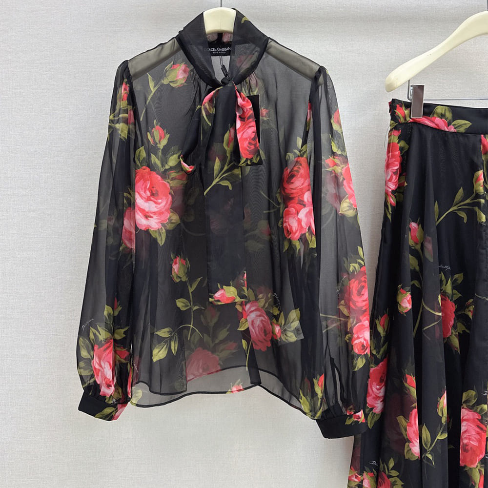 Dolce & Gabbana WOMEN SILK SUIT(size:S|M|L|XL)