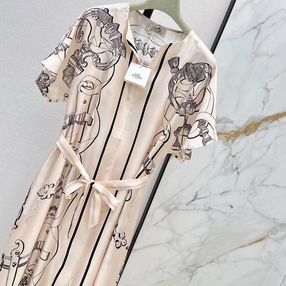 H**me5 WOMEN SILK DRESS(size:S|M|L|XL)