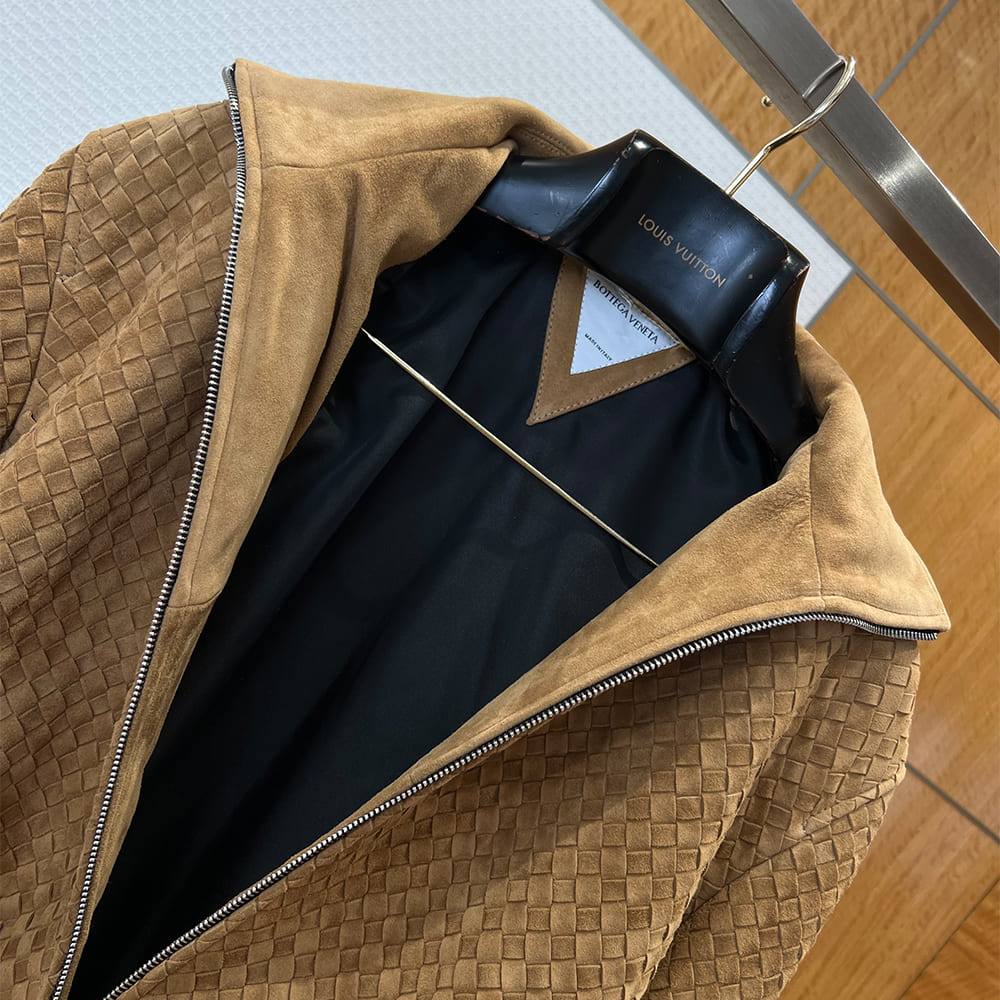 B0tt*ga Ven*ta UNISEX Genuine Leather COAT(size:48|50|52|54)