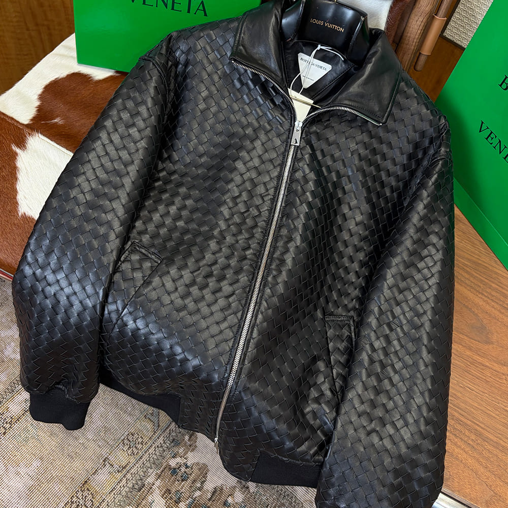 B0tt*ga Ven*ta UNISEX Genuine Leather COAT(size:48|50|52|54|56)