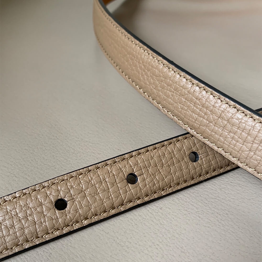 L0ew* Anagram belt in pebble grain calfskin 20mm