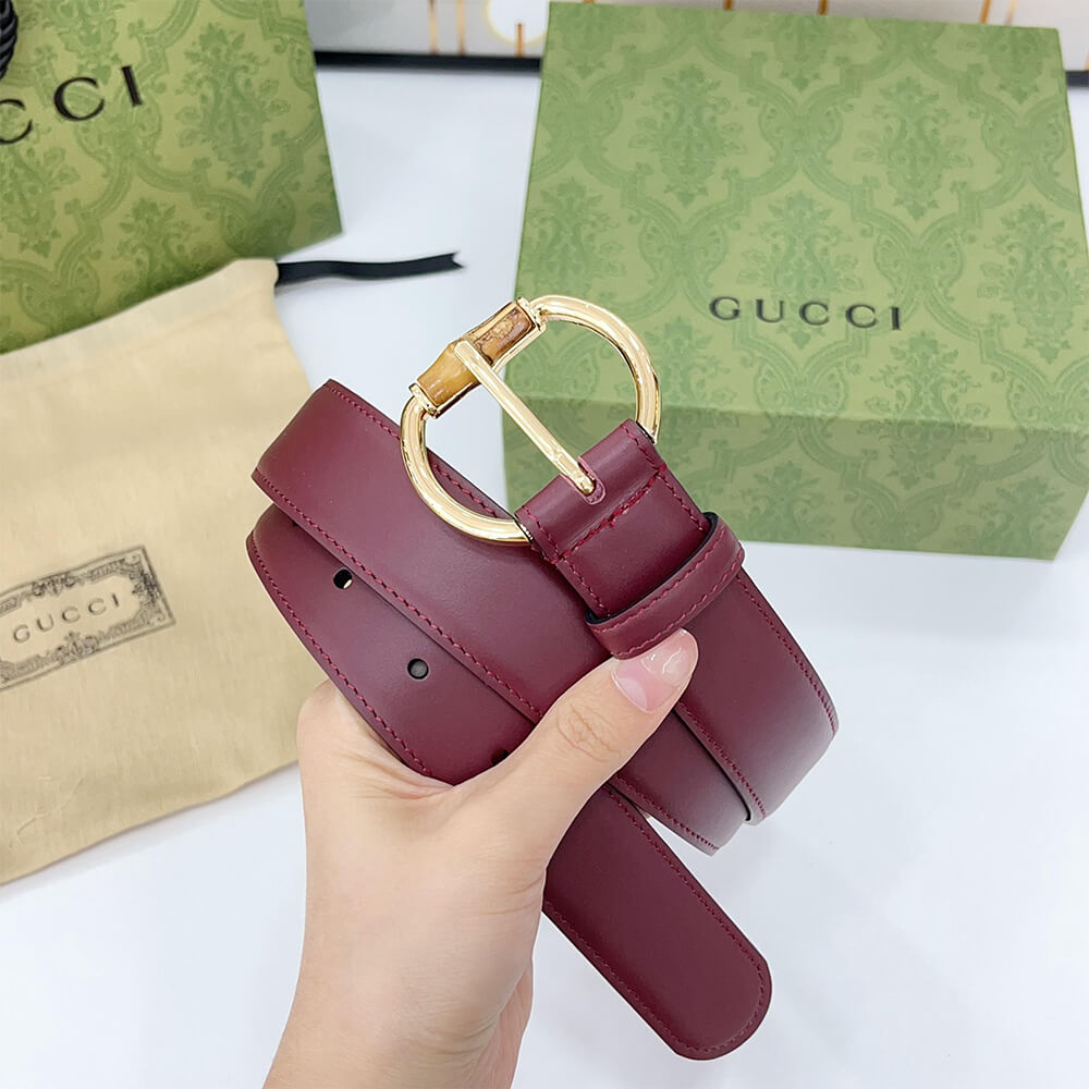Gvc*1 belt with bamboo detail buckle