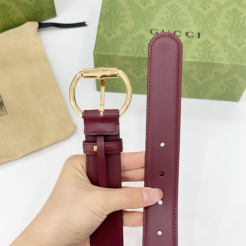 Gvc*1 belt with bamboo detail buckle