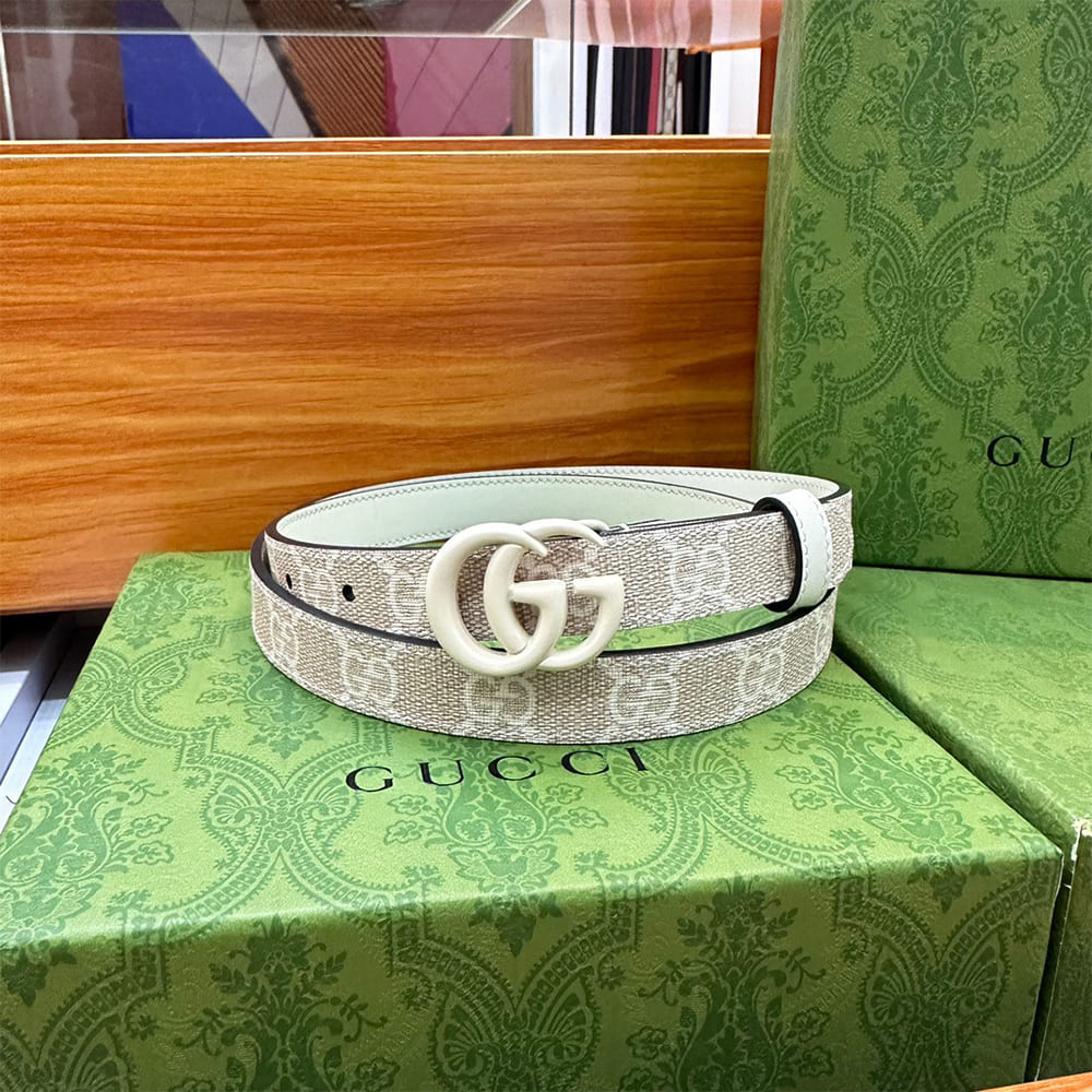 Gvc*1 GG Marmont wide belt GG canvas