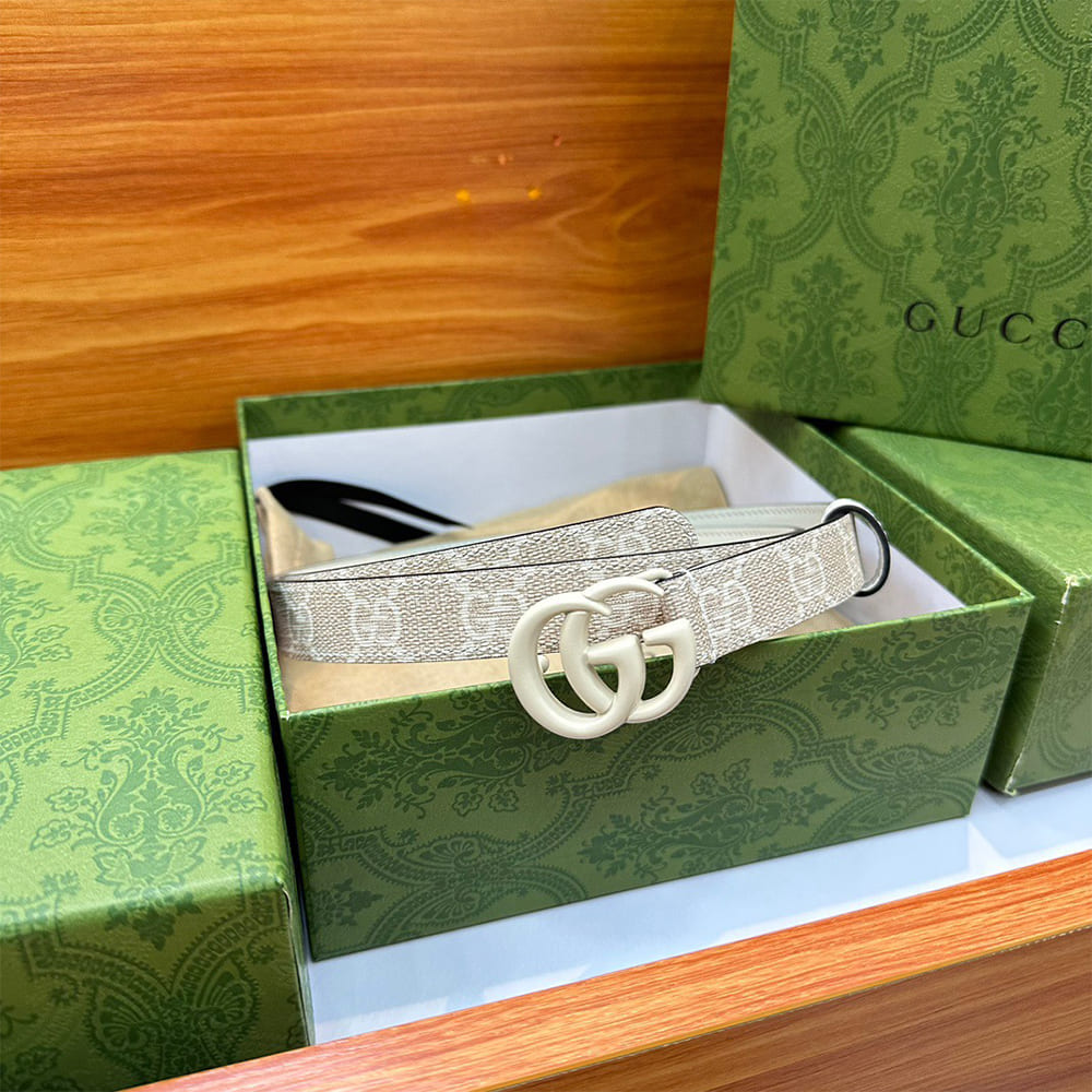 Gvc*1 GG Marmont wide belt GG canvas