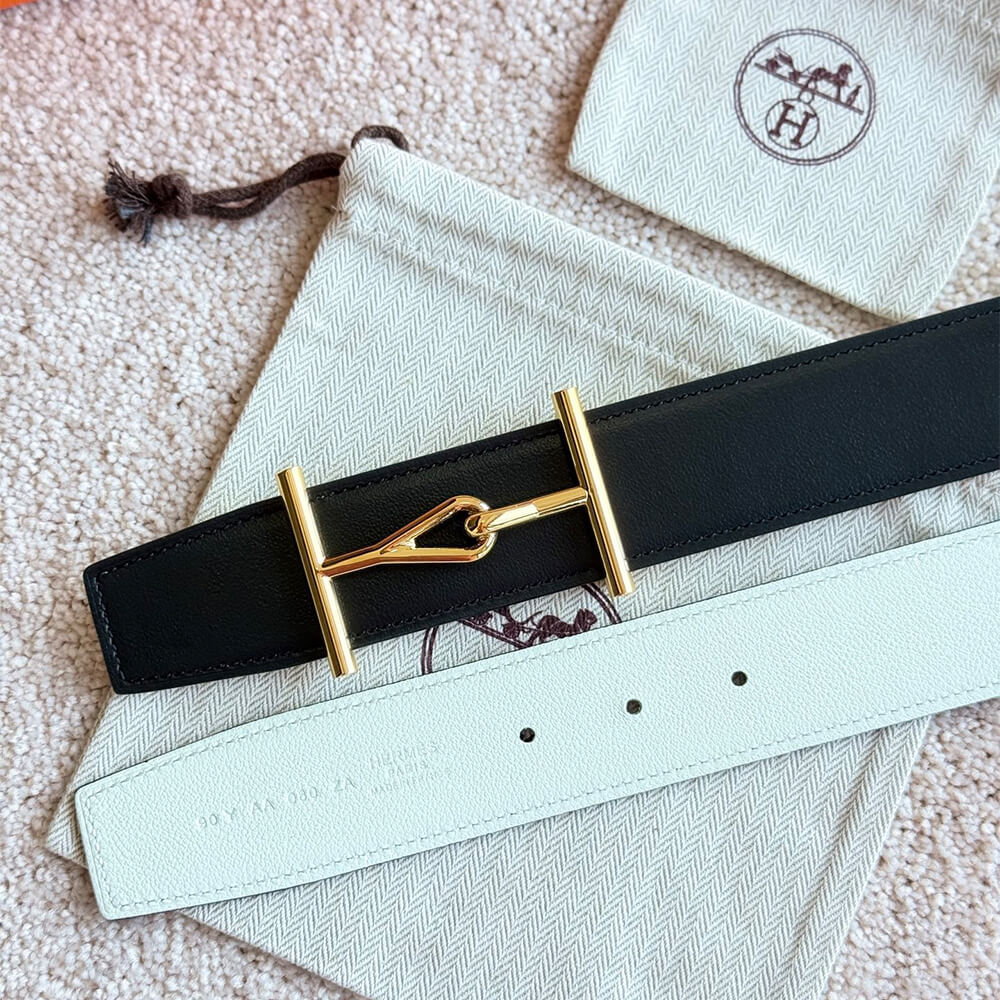 H**me5 H d’Ancre belt buckle & Reversible leather strap 38 mm