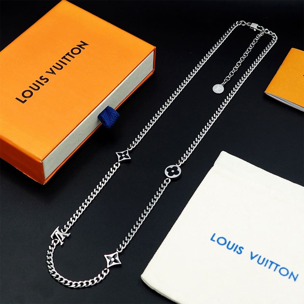 LV Spike Charms Necklace