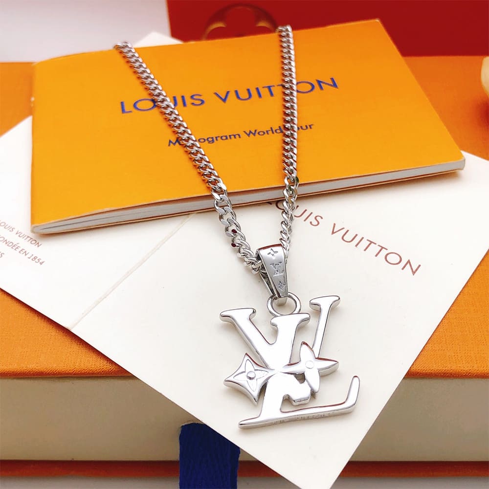 LV Monogram Row Pendant