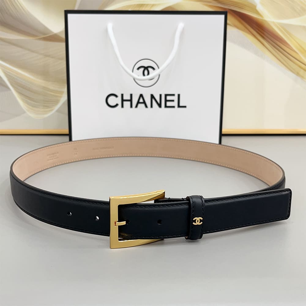 Ch**el Leather belt 30 mm