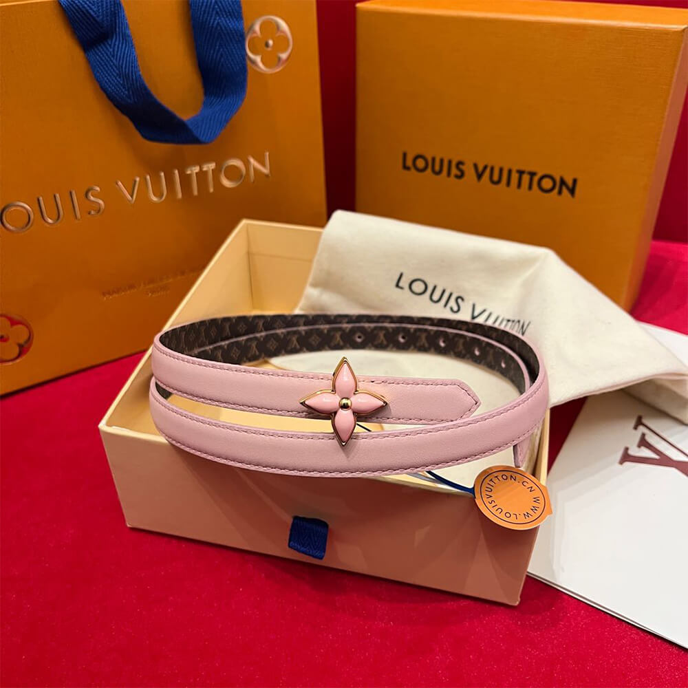 LV Mini Flowergram 15mm Reversible Belt