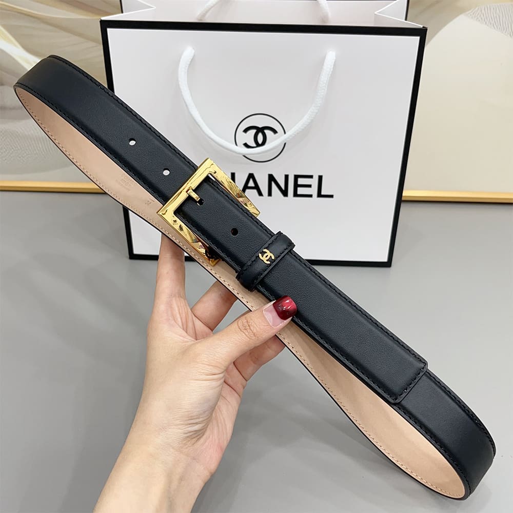 Ch**el Leather belt 30 mm