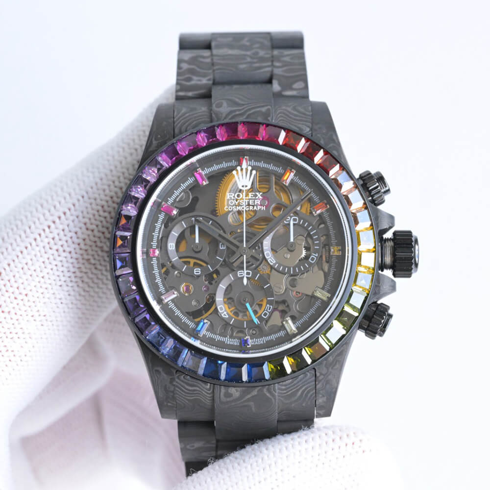 R01ex Diw Daytona skeleton dial