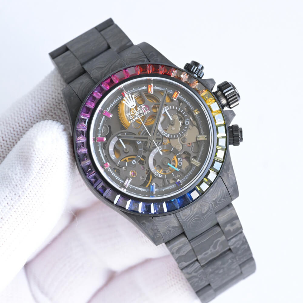 R01ex Diw Daytona skeleton dial
