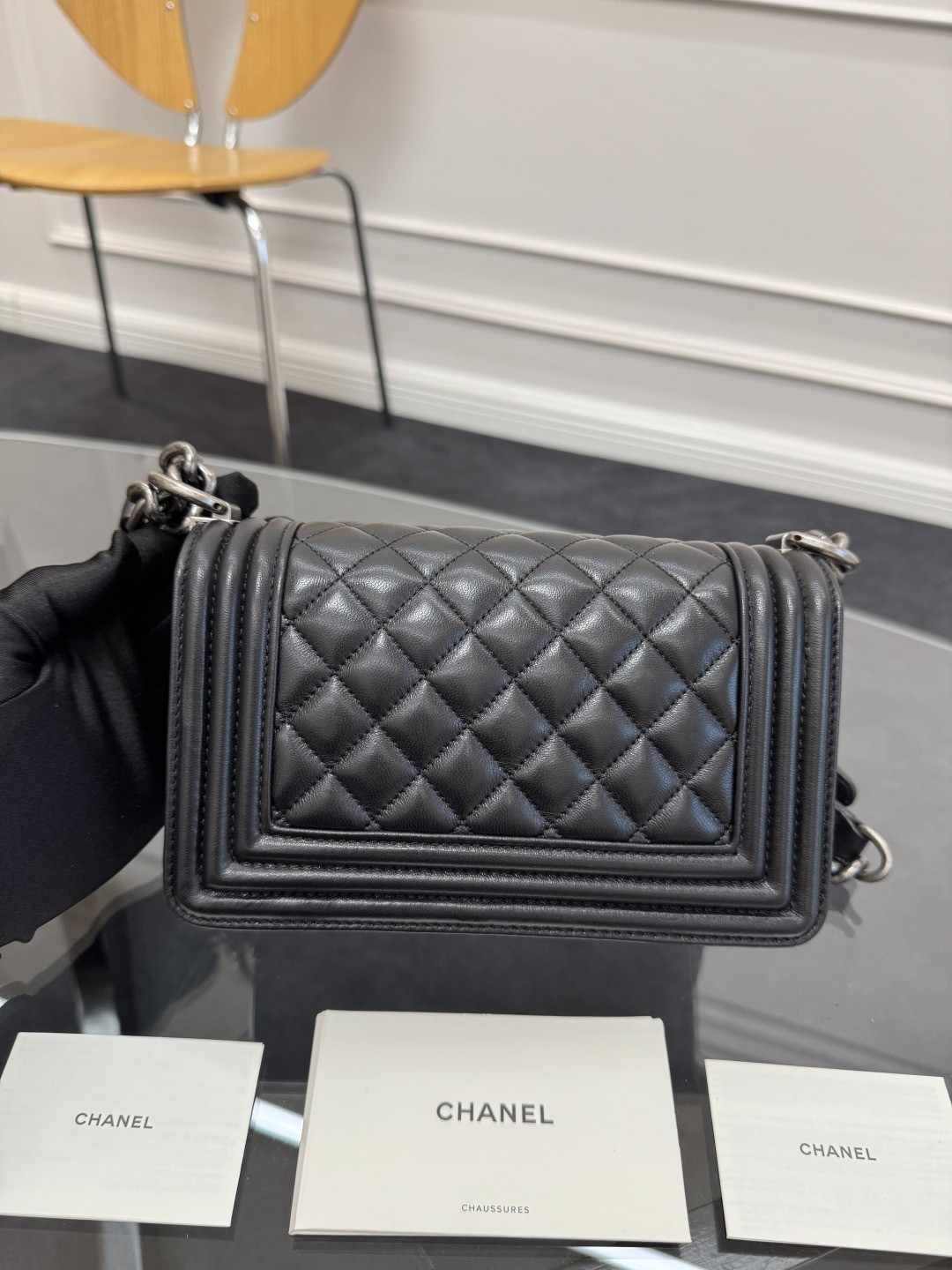 SMALL BOY Ch**el HANDBAG