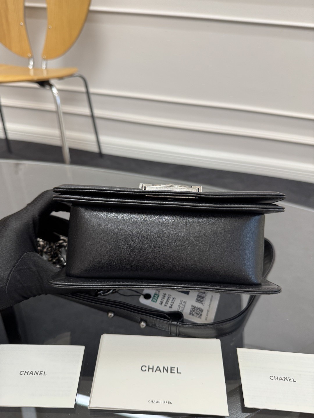 SMALL BOY Ch**el HANDBAG