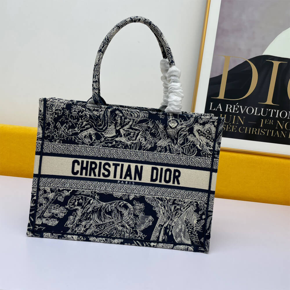 SMALL D10rAMOUR D10r BOOK TOTE