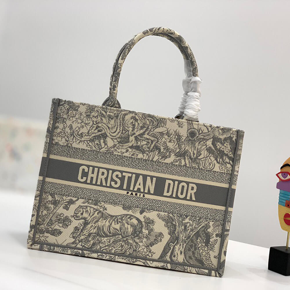 SMALL D10r BOOK TOTE