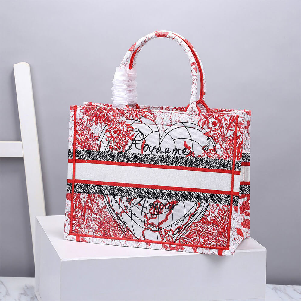 SMALL D10r BOOK TOTE