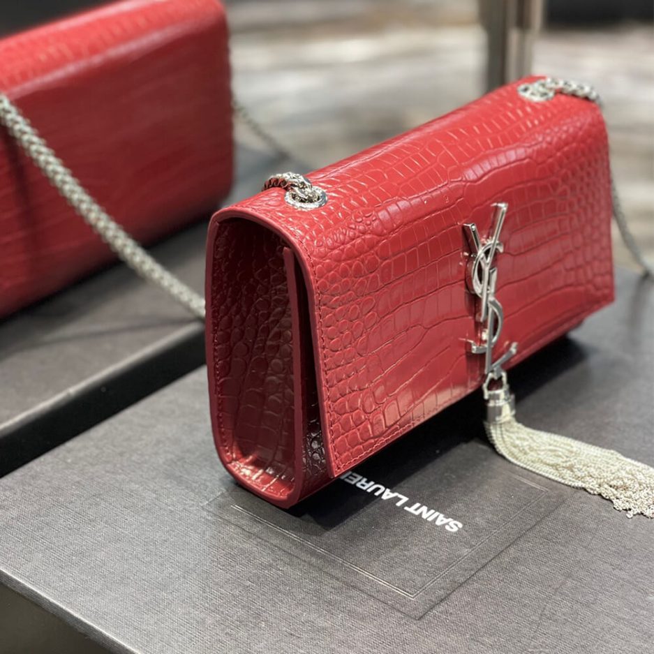 Y51 KATE EMBOSSED SHOULDER BAG