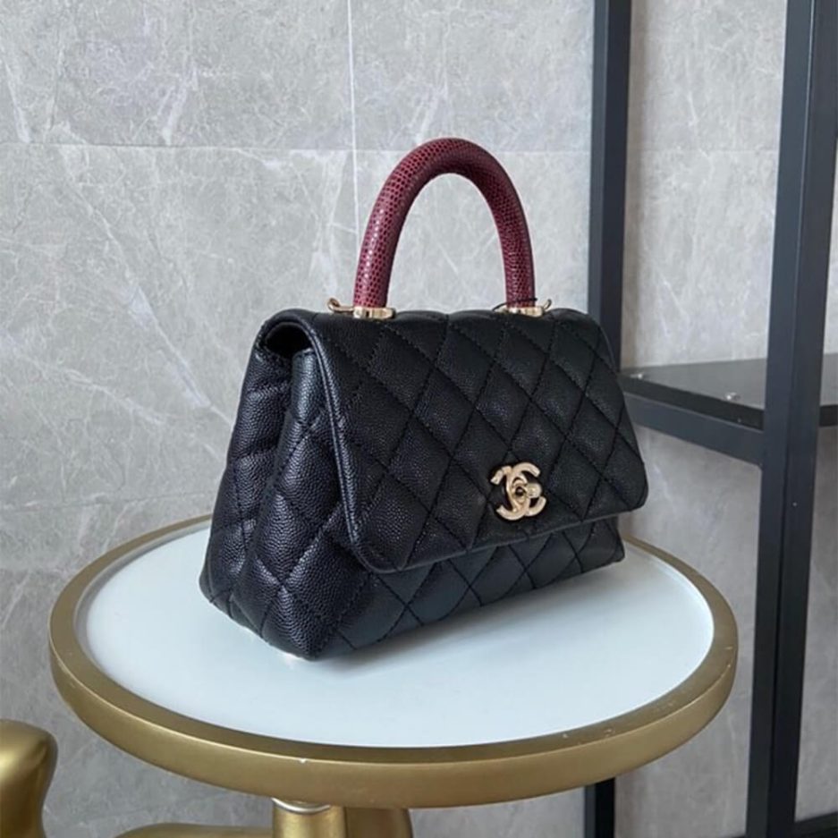 Ch**el Coco handle flap shoulder bag Mini