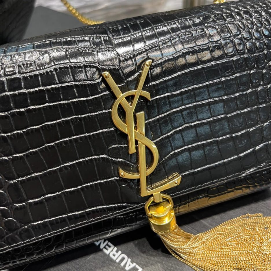 Y51 KATE EMBOSSED SHOULDER BAG