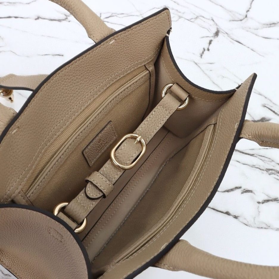 Gvc*1 SMALL TOTE BAG WITH HOOK CLOSURE
