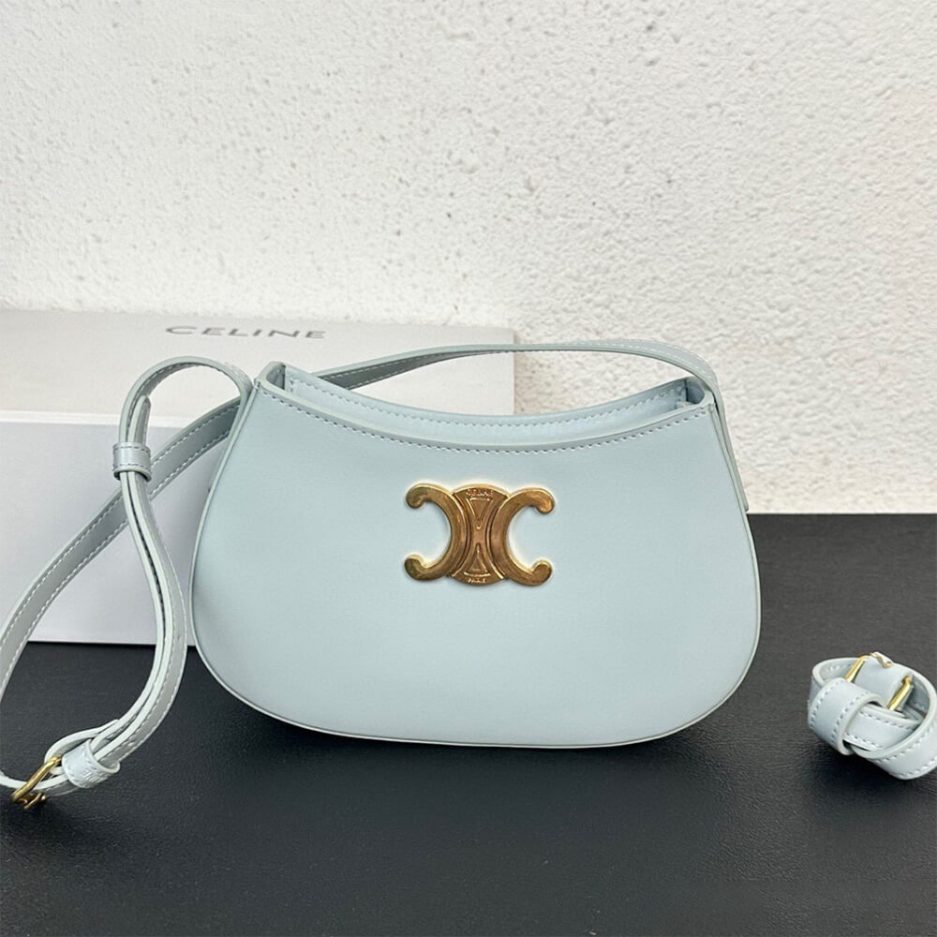 Ce1i*e MEDIUM TILLY BAG in shiny calfskin