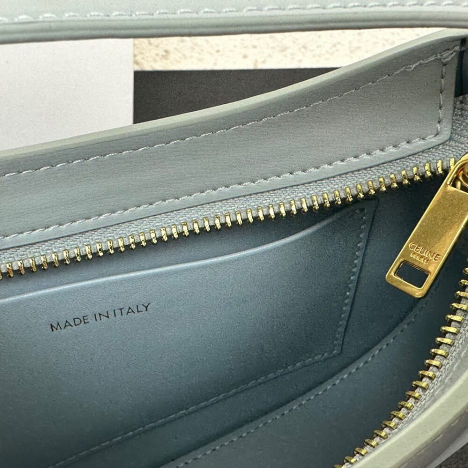 Ce1i*e MEDIUM TILLY BAG in shiny calfskin