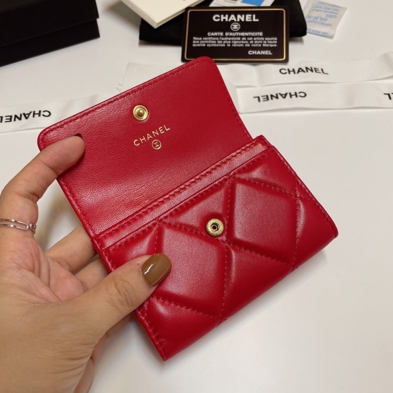 Ch**el 19 card holder with flap
