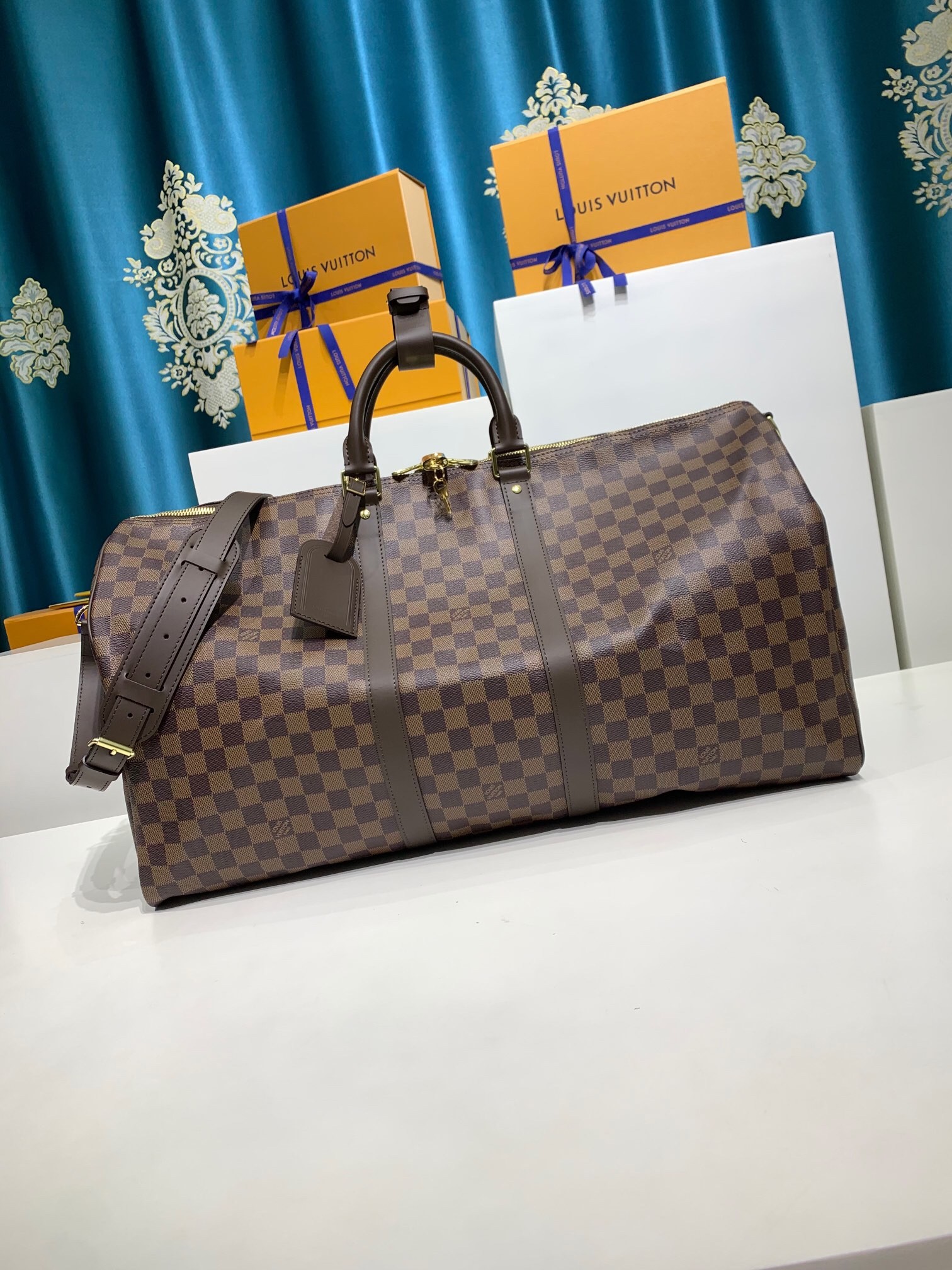 LV Keepall Bandoulière 55(HIGH-END GRADE)